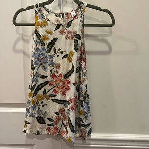 5/$10 Old Navy floral tank size XS